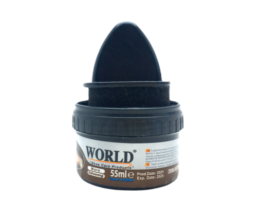 WORLD 55 ML KAHVERENGİ AYAKKABI BOYASI