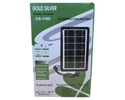 GOLD SİLVER GS-1160 GÜNEŞ PANELİ