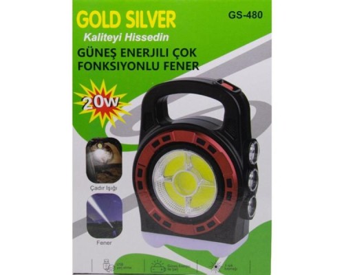 Gold Silver GS-480 Solar Fener