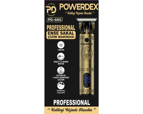 powerdex Pd-680 Sakal Ve Ense Çizim Makinesi