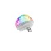 USB MİNİ DİSKO TOPU 4W LEDLİ SMALL MAGİC BALL SİHİRLİ DİSCO TOPU BLİC 